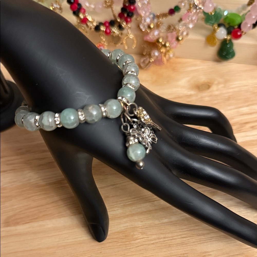 Elegant Silver Charm Bracelet